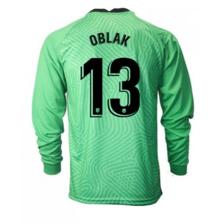 Billiga Fotbollströjor Atlético Madrid Jan Oblak 13 Målvakt tröja 2020/21 M001 Långärmad
